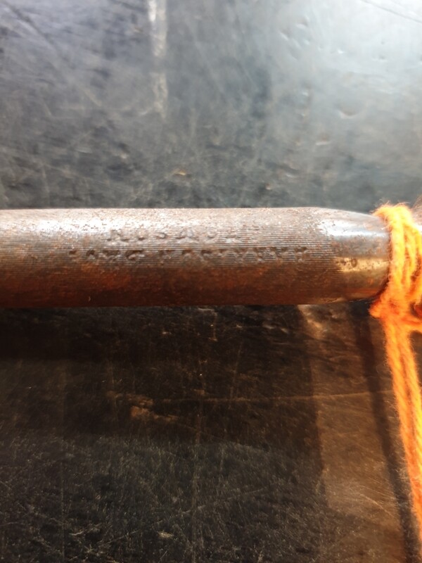 STAG HORN HANDLE BUTCHERS STEEL