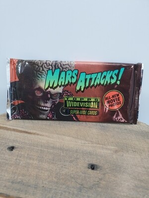 MARS ATTACKS TOPPS WIDEVISION COLLECTOR CARDS 1996 NEW OLD STOCK