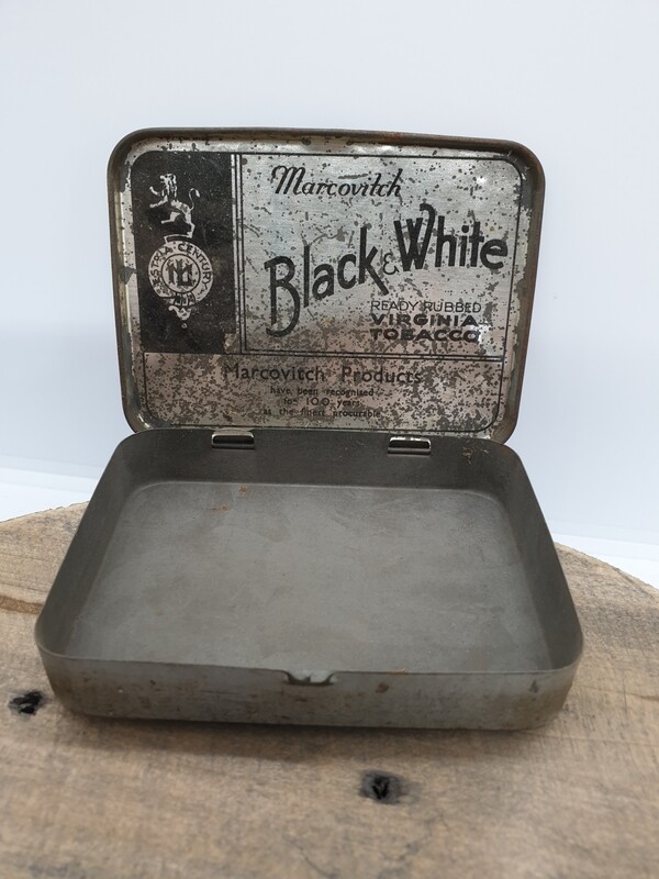 BLACK & WHITE SPECIAL CUT 2 OZ NET TOBACCO TIN