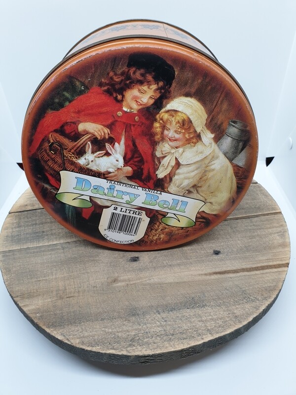 DAIRY BELL VANILLA 2 LITRE ICE CREAM TIN