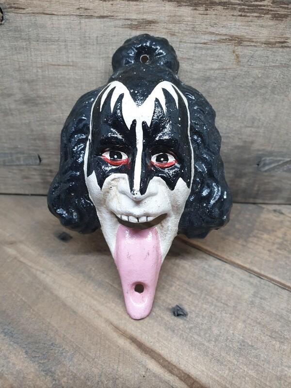KISS GENE SIMMONS CAST IRON BOTTLE OPENER