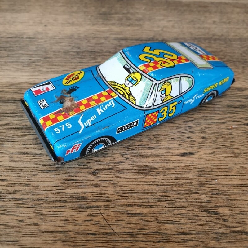 JAPAN TIN FRICTION TOY RACING CAR