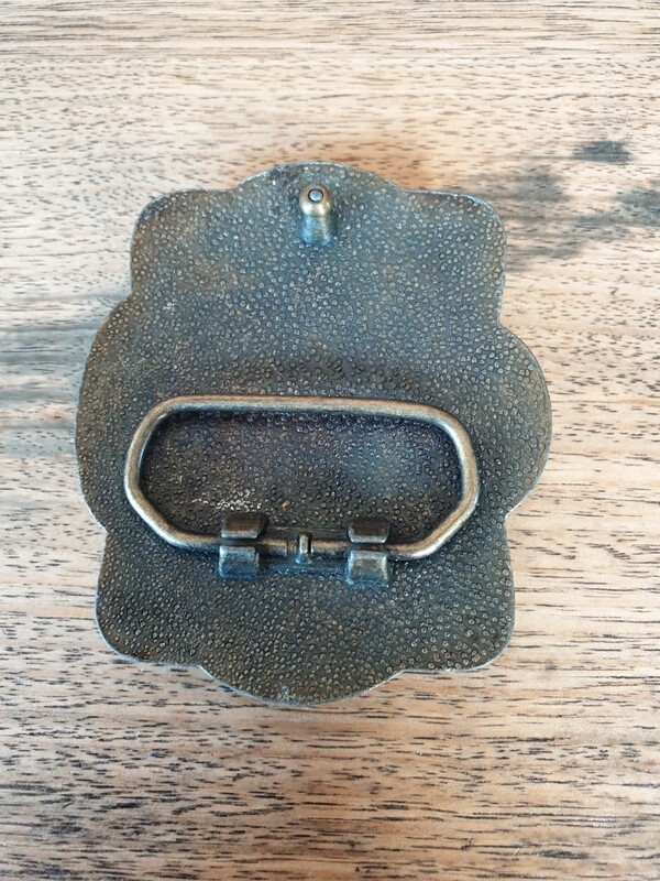 COUGAR BOURBON WHISKEY BELT BUCKLE