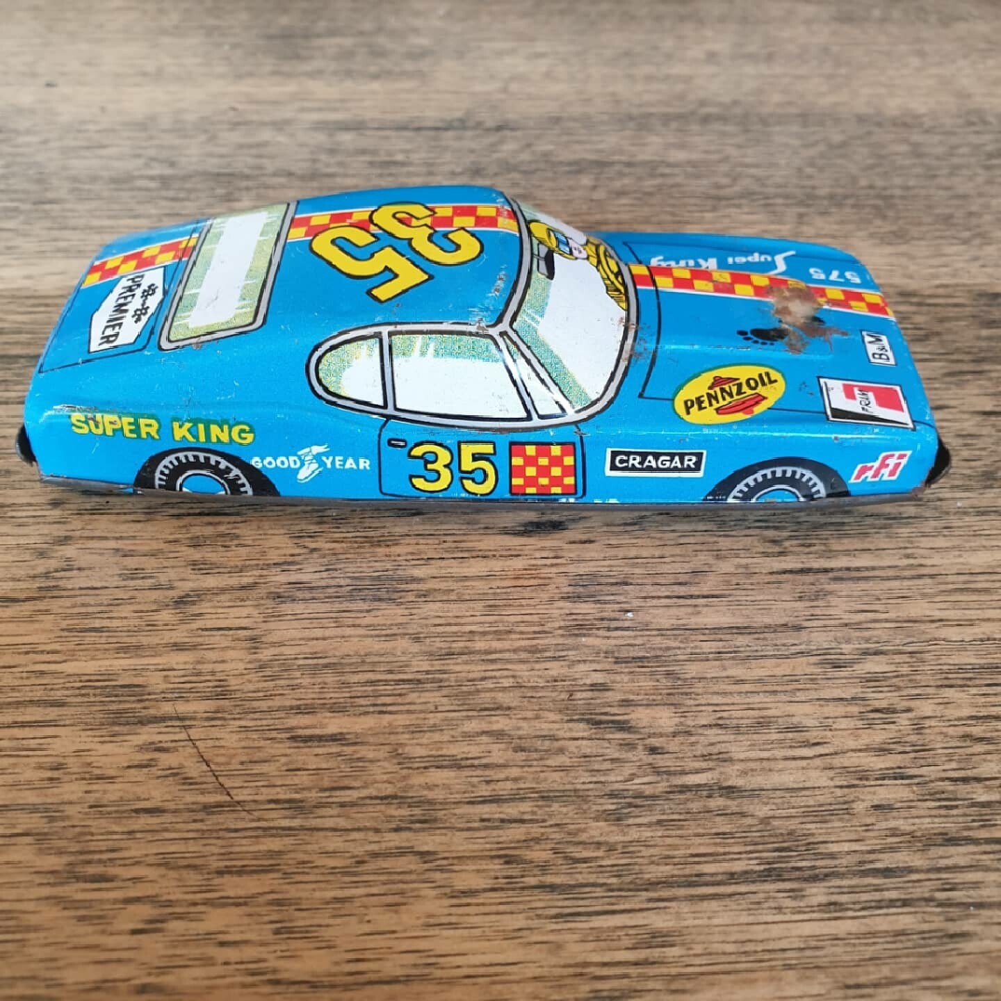 JAPAN TIN FRICTION TOY RACING CAR