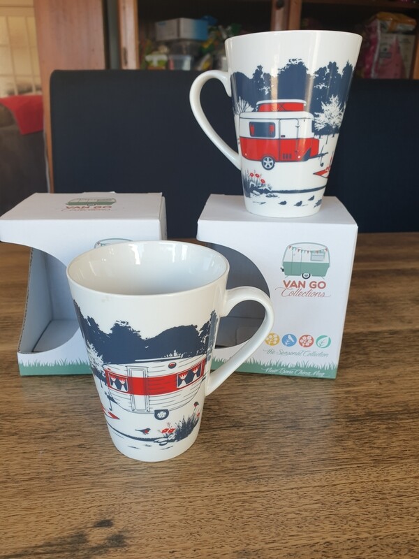 VAN GO BONE CHINA CARAVAN MUG