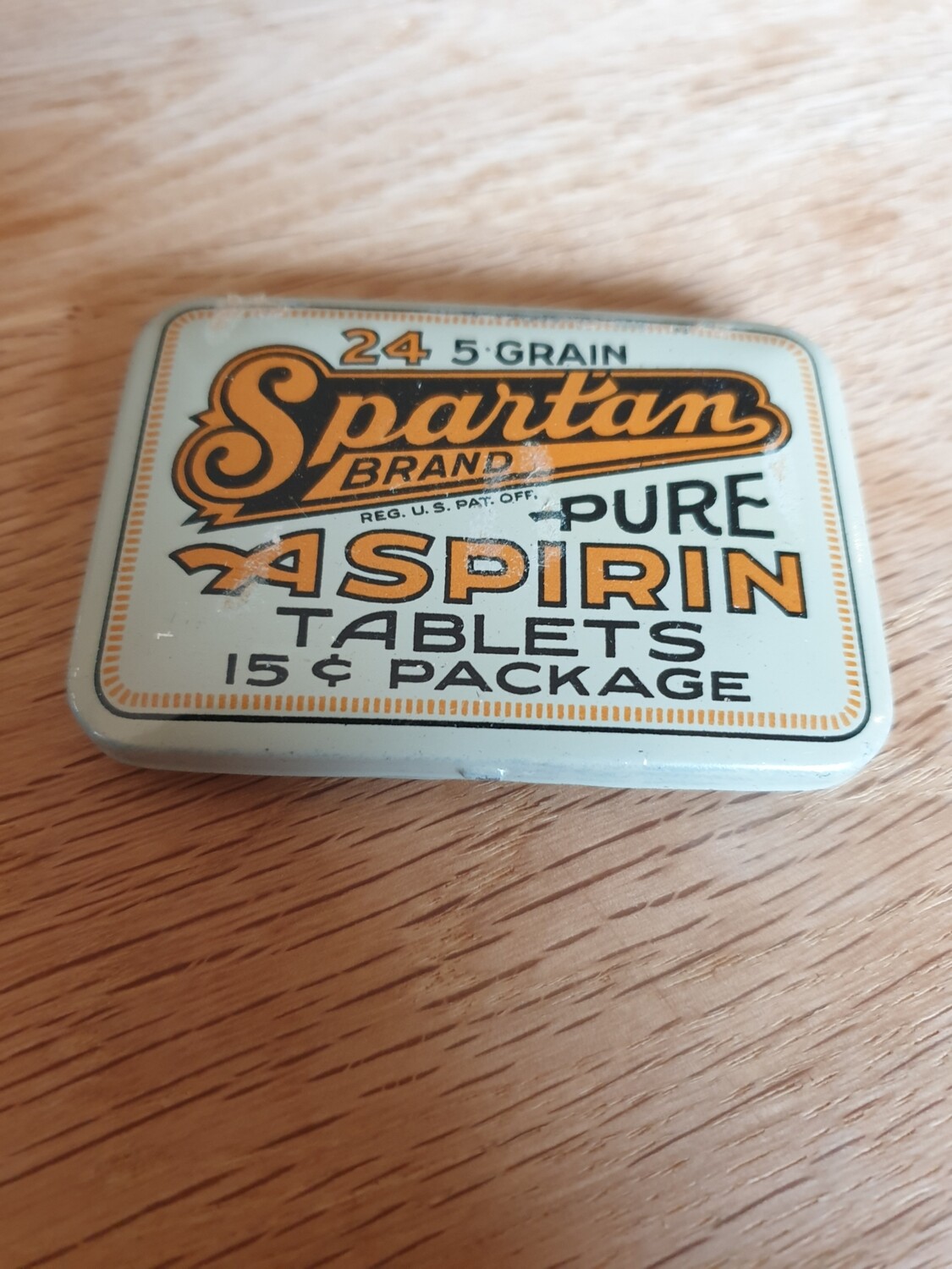 SPARTAN PURE ASPIRIN TABLETS TIN