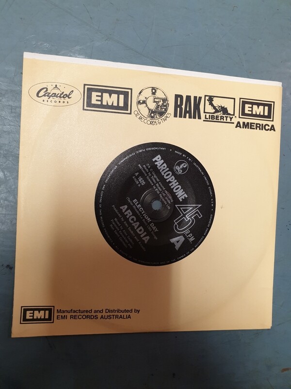 ARCADIA ELECTION DAY 7" SINGLE