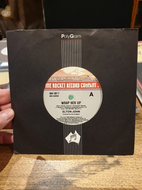 ELTON JOHN  WRAP HER UP 7" SINGLE