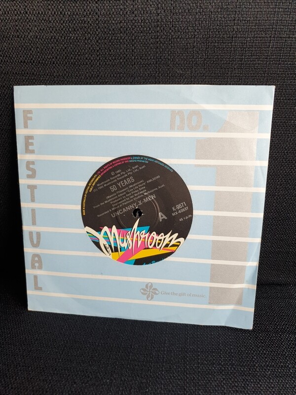 UNCANNY X MEN 50 YEARS 7"SINGLE