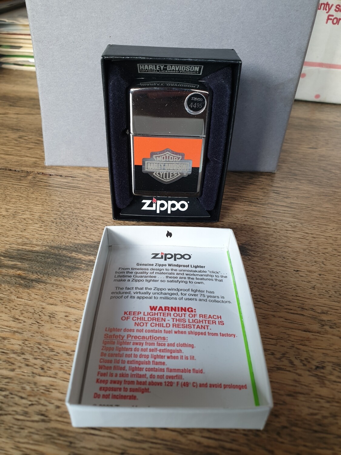 HARLEY DAVIDSON ZIPPO LIGHTER NEW OLD STOCK 2009