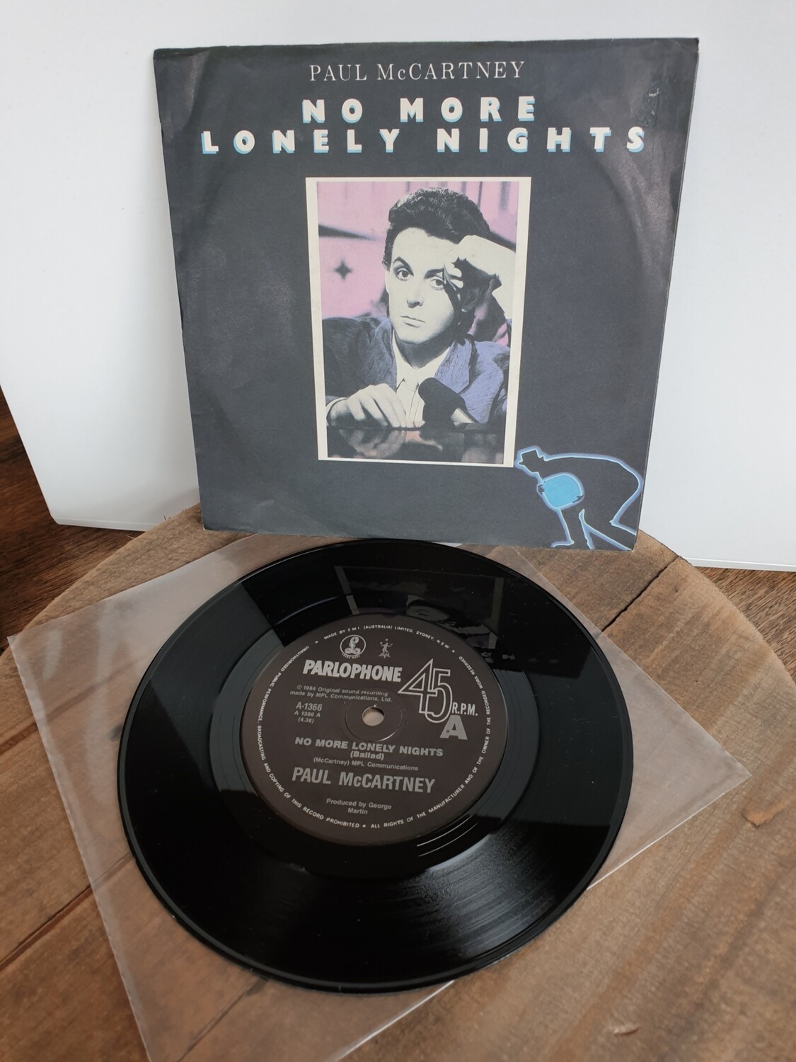 PAUL McCARTNEY NO MORE LONELY NIGHTS 7"SINGLE