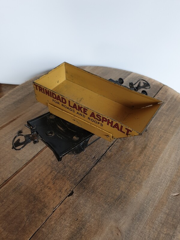 HORNBY MECCANO TRINIDAD LAKE ASPHALT ROTARY TIPPING WAGON GAUGE O