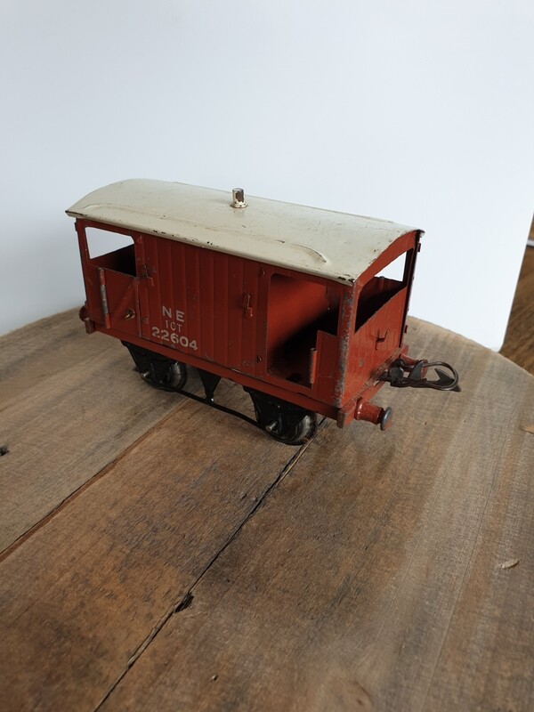 HORNBY MECCANO BRAKE GOODS VAN CARRIAGE GAUGE O