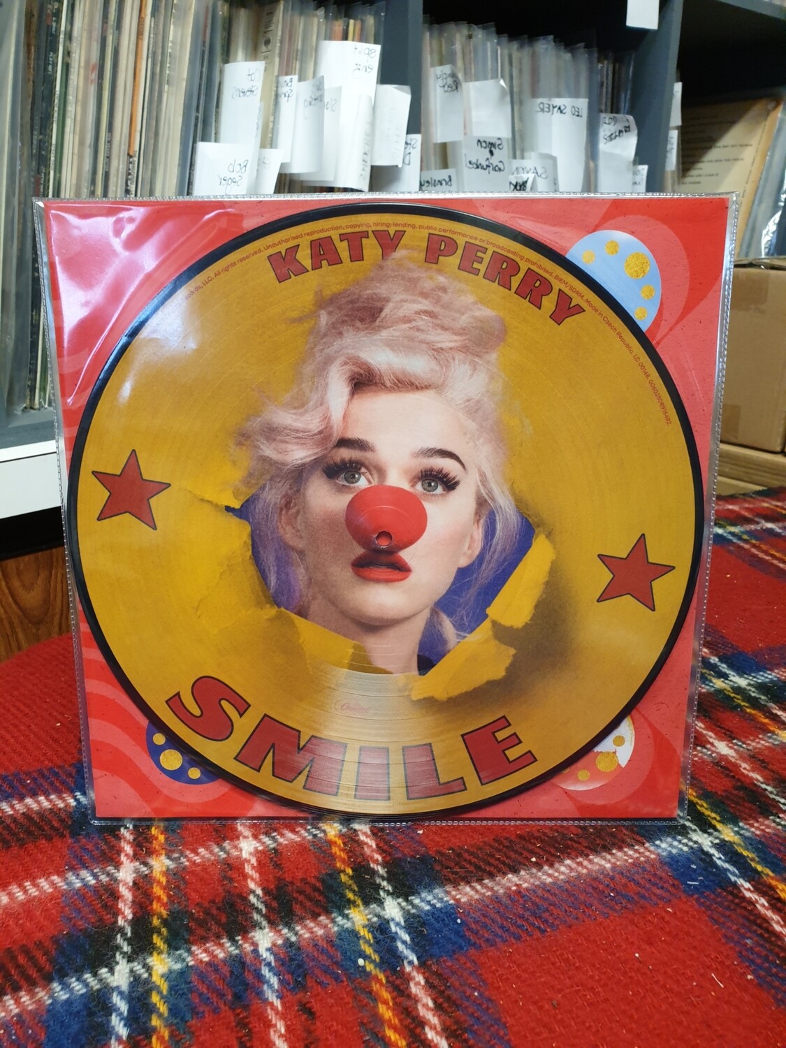 KATY PERRY SMILE LP PICTURE DISK "NEW"