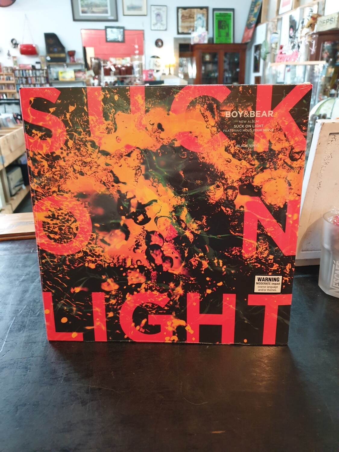 BOY & BEAR SUCK ON LIGHT LP "NEW"