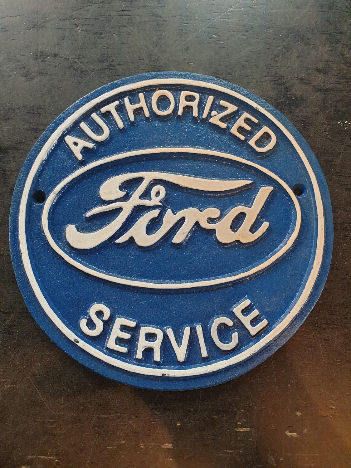 FORD AUTHORIZED SEVICE CAST IRON SIGN