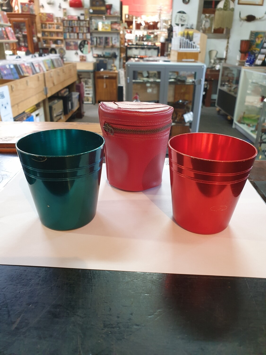 PEACOCK WARE STOKES - MELB ANODISED 2 CUP TRAVEL SET