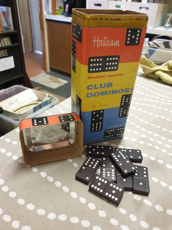 HALSAM CLUB DOMINOES DOUBLE TWELVE 91 PIECE