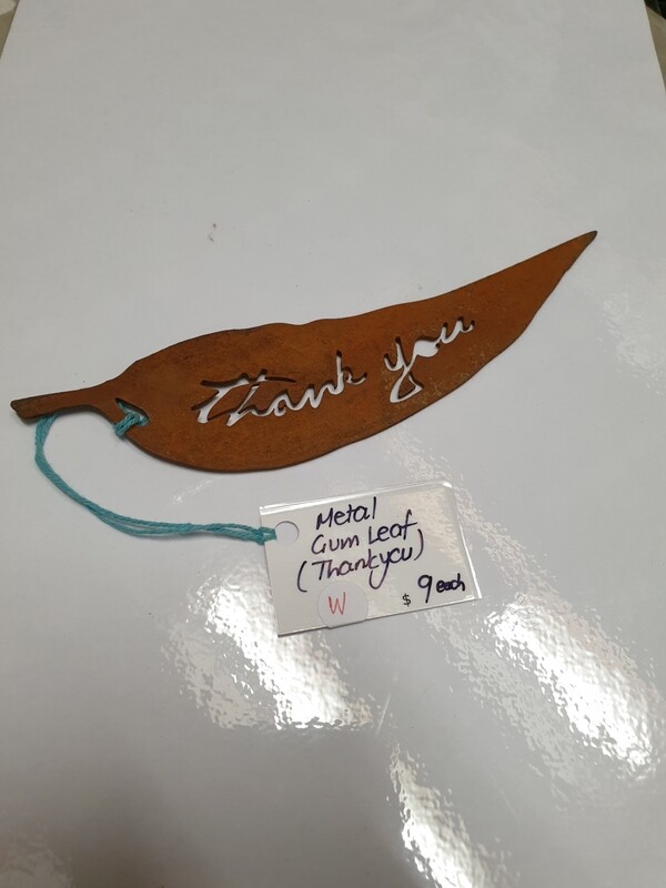 METAL GUM LEAF  "THANK YOU"