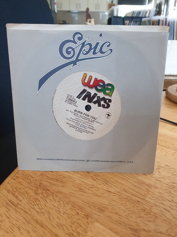 INXS BURN FOR YOU 7" SINGLE