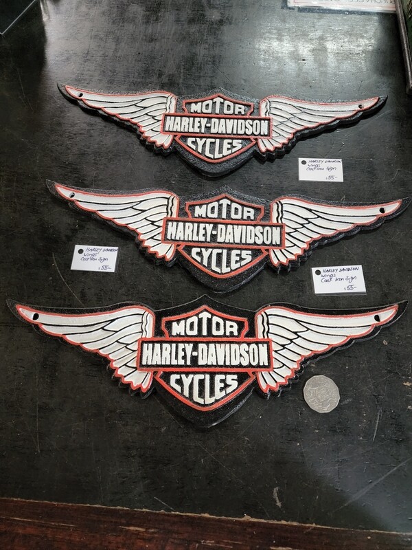 HARLEY DAVIDSON  CAST IRON SIGN NEW