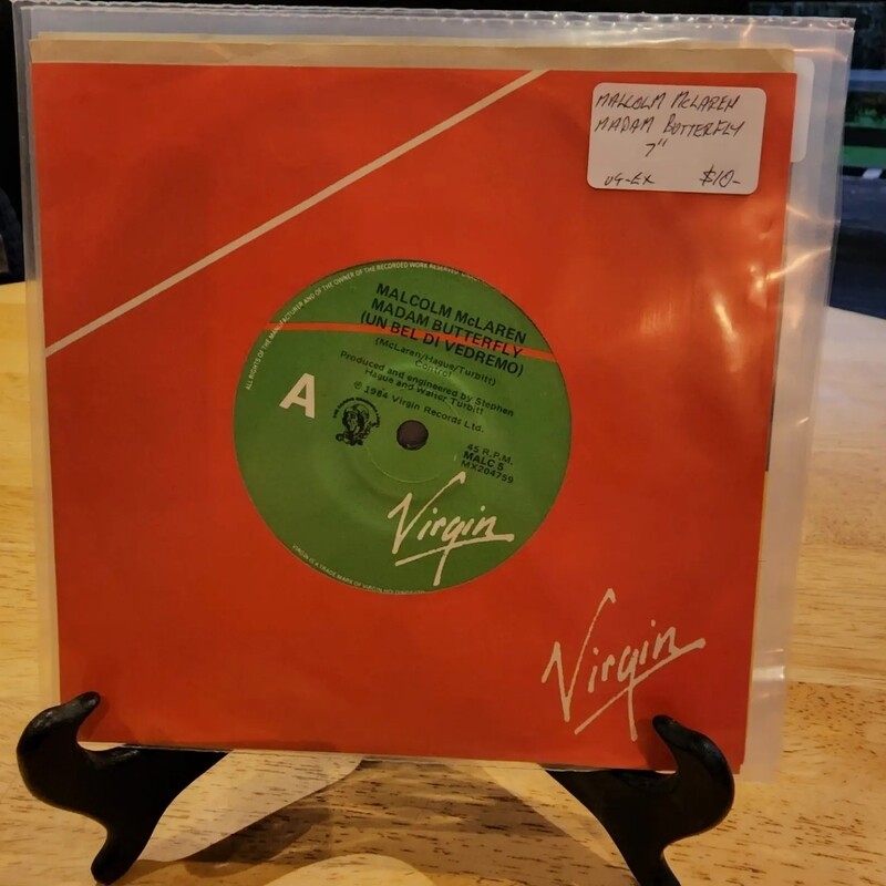 MALCOLM McLAREN MADAM BUTTERFLY 7"SINGLE