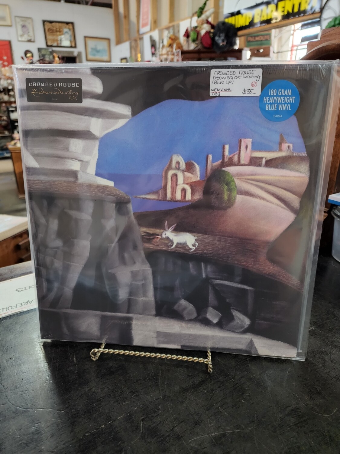 CROWDED HOUSE DREAMERS ARE WAITING "NEW" BLUE VINYL