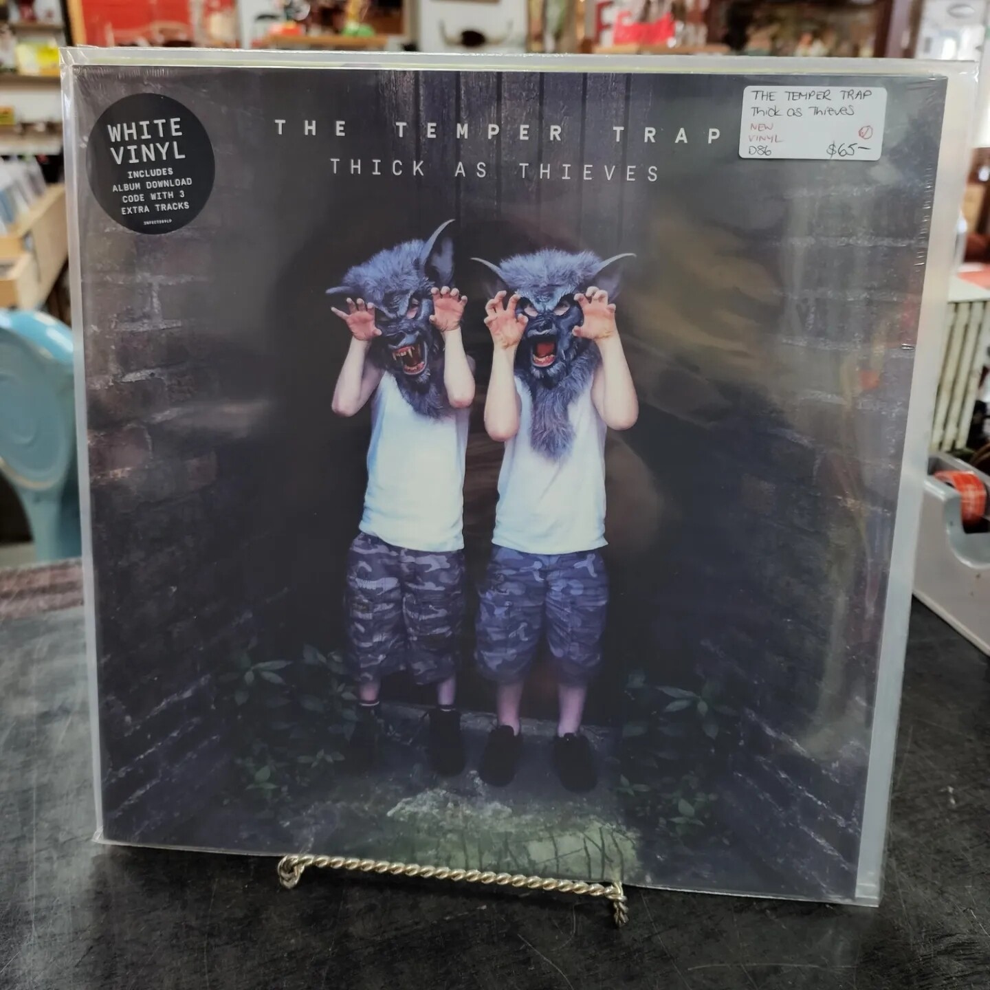 THE TEMPER TRAP THICK AS THIEVES "NEW" WHITE VINYL