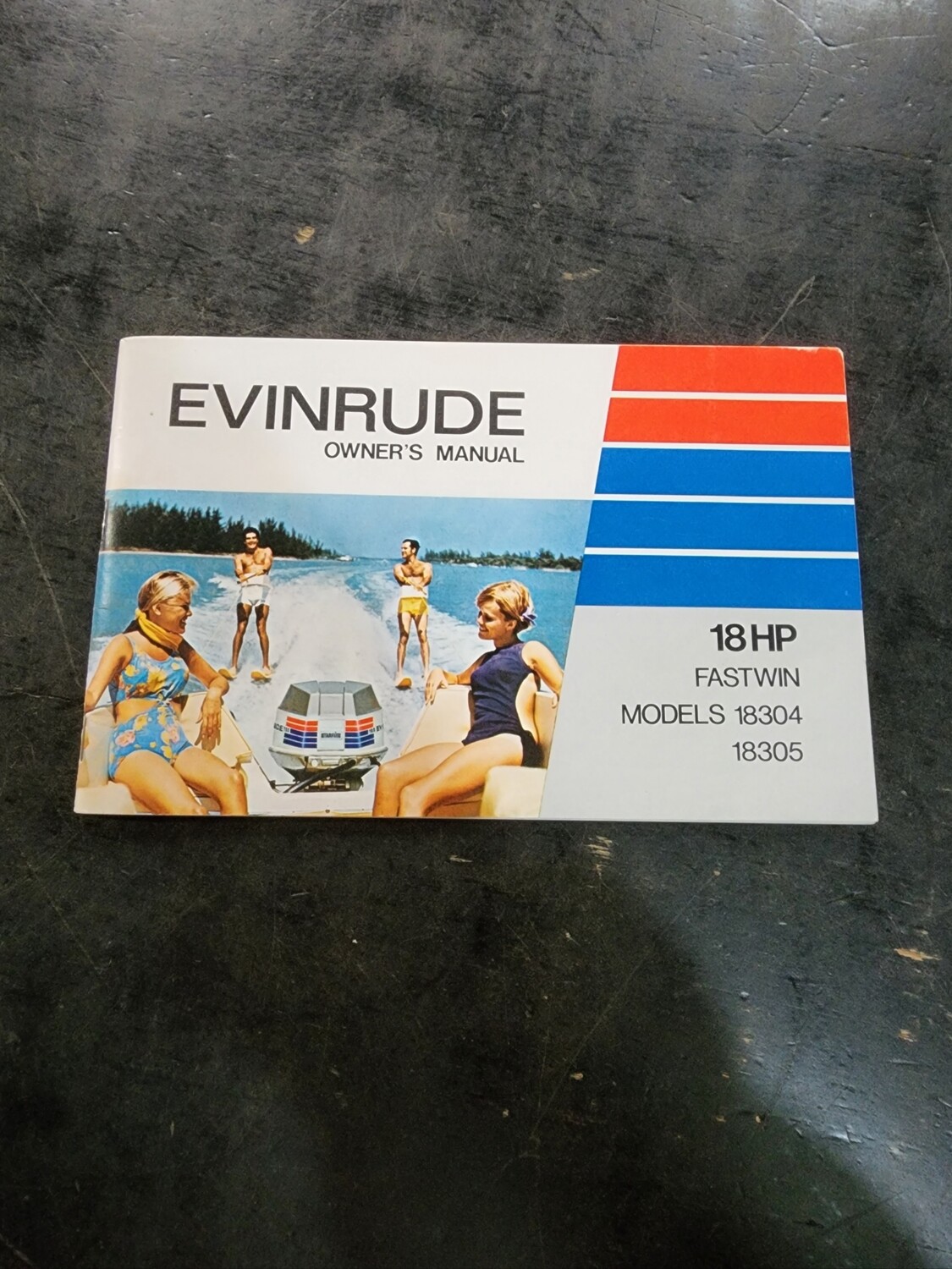 EVINRUDE OWNERS MANUAL 1972 18HP FASTWIN MODELS 18304 18305