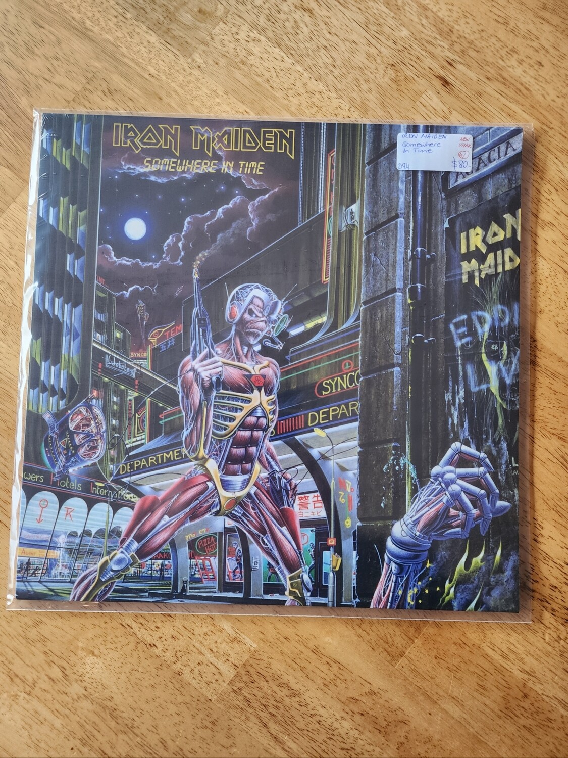 IRON MAIDEN SOMEWHERE IN TIME "NEW"