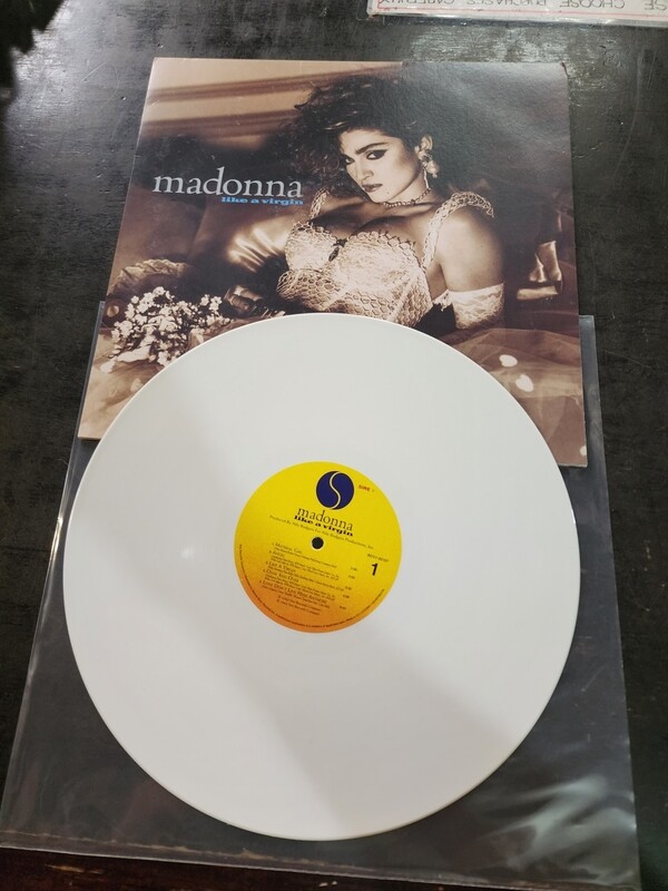 MADONNA LIKE A VIRGIN WHITE VINYL
