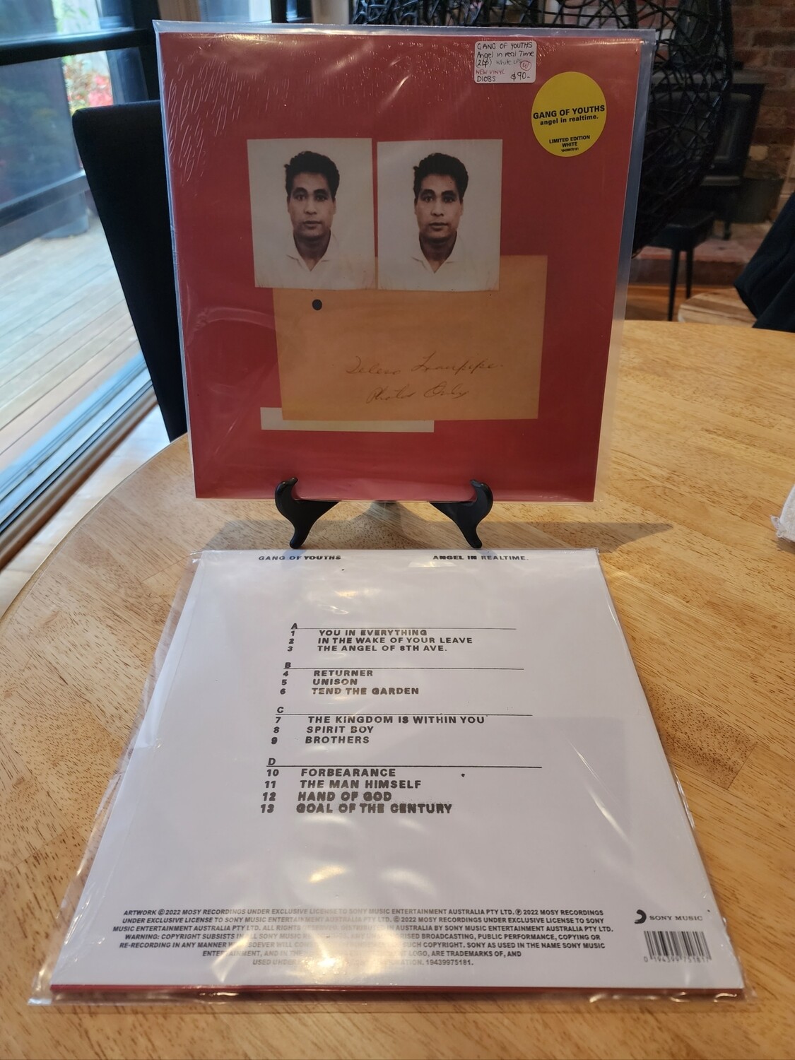 GANG OF YOUTHS ANGEL IN REAL TIME 2LP LTD EDITION WHITE "NEW VINYL "