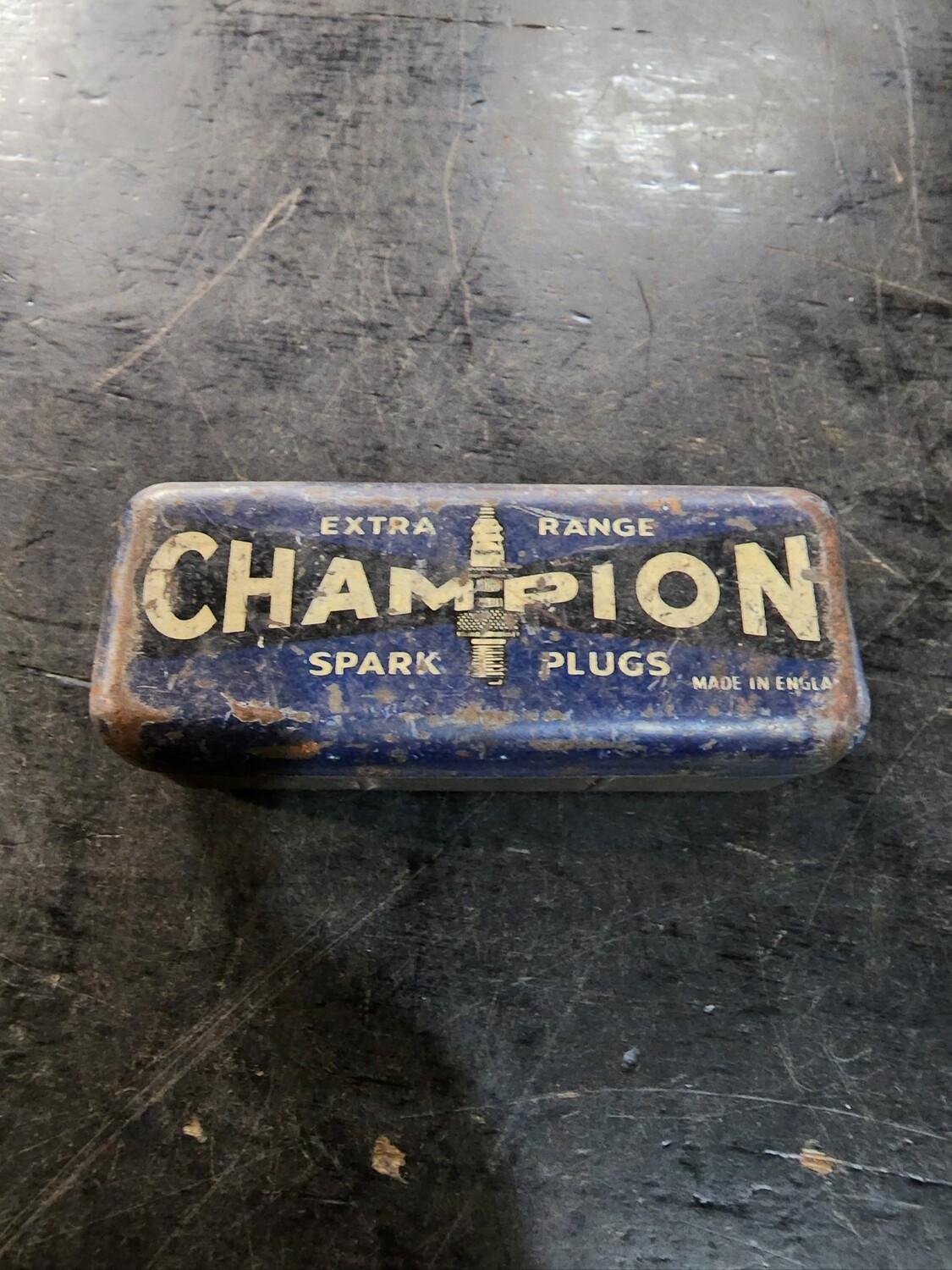Champion Spark Plug Tin
