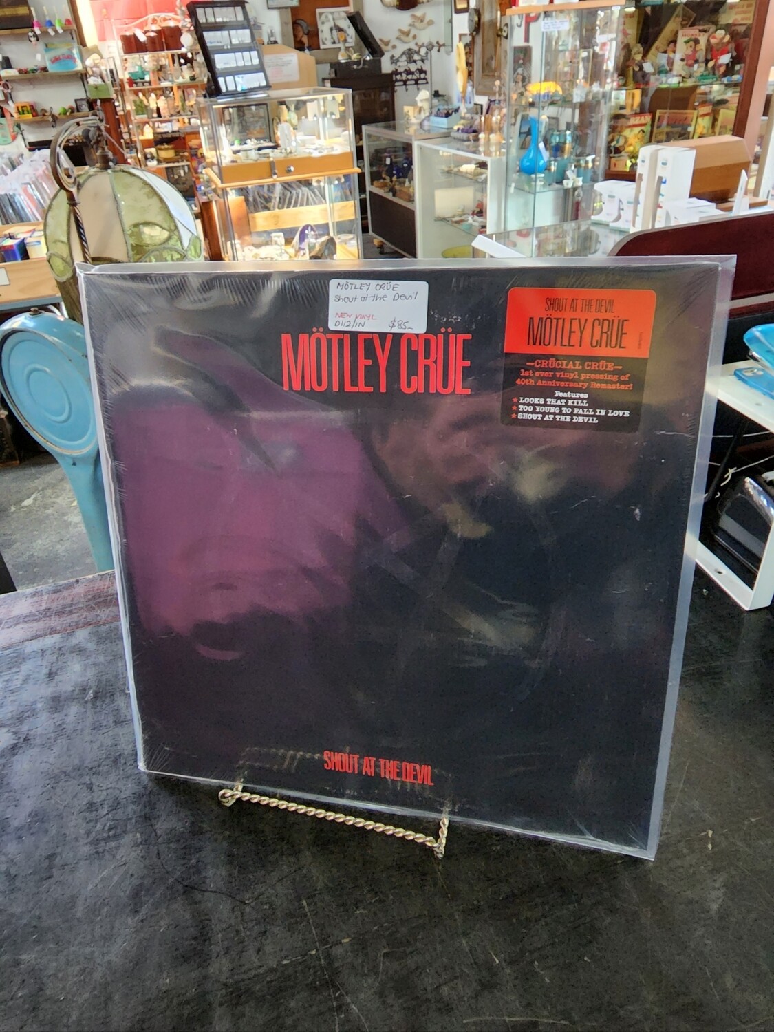 MOTLEY CRUE  SHOUT AT THE DEVIL  40TH ANNIVERSARY NEW VINYL