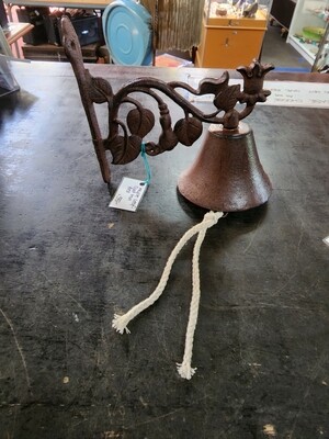 MAPLE LEAF CAST IRON BELL