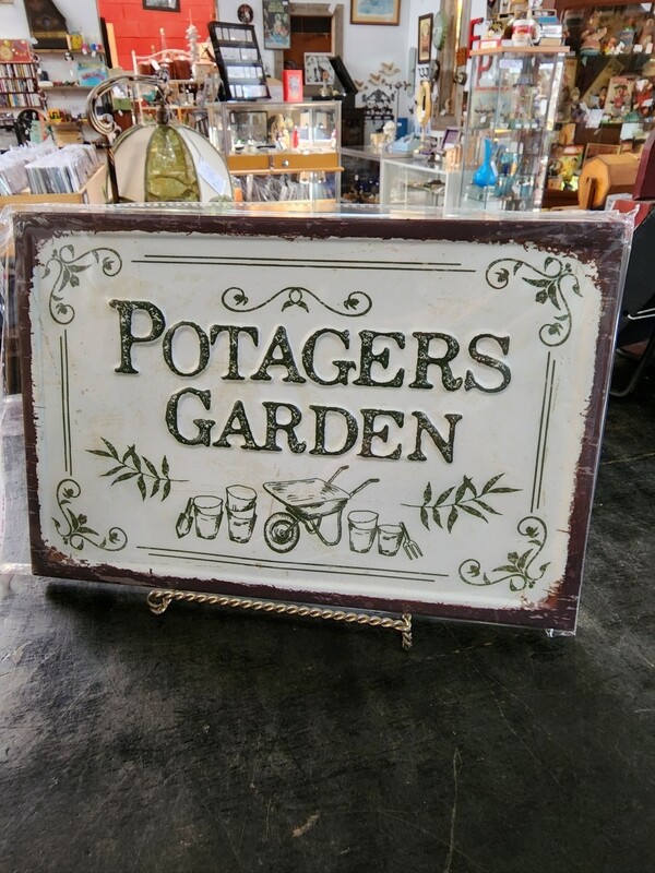 POTAGERS GARDEN METAL SIGN