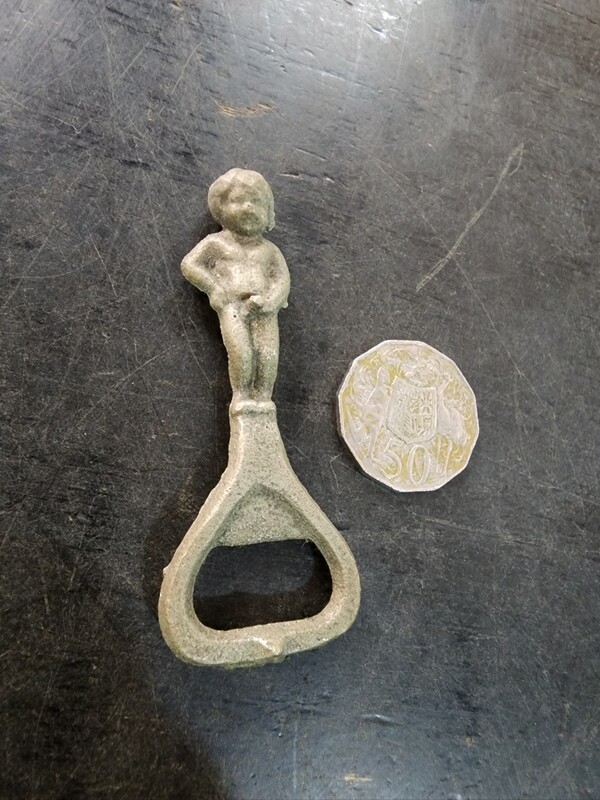 BOY PEEING VINTAGE BOTTLE OPENER