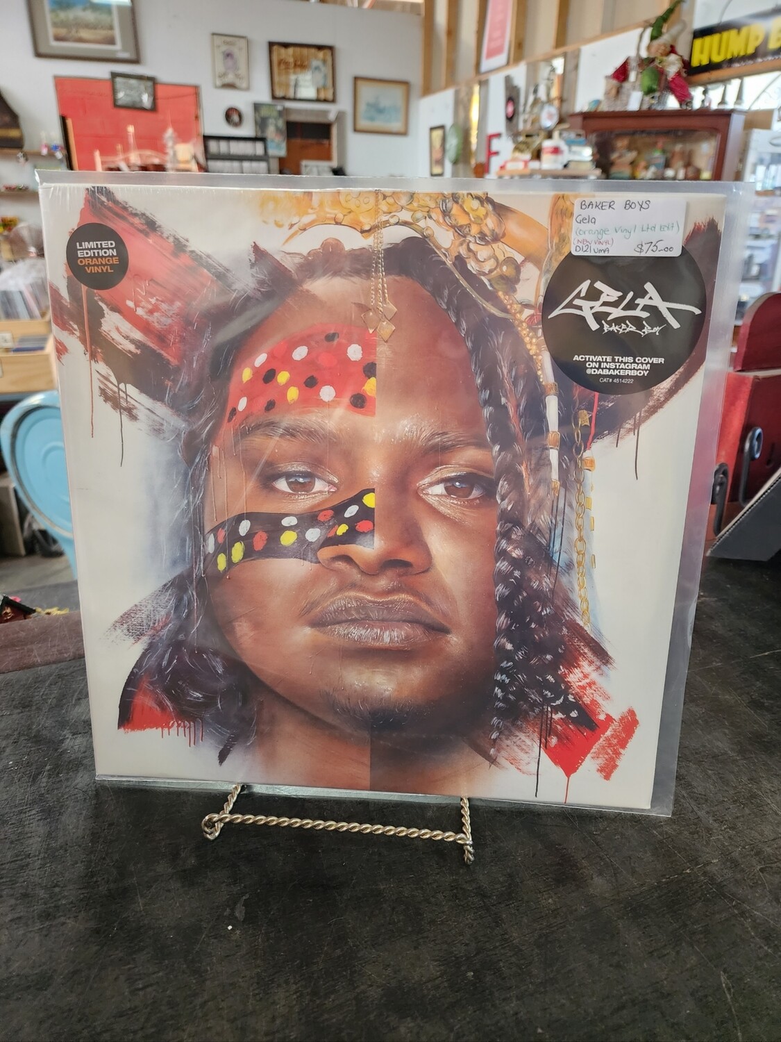 BAKER BOY  GELA LTD EDITION ORANGE VINYL  NEW
