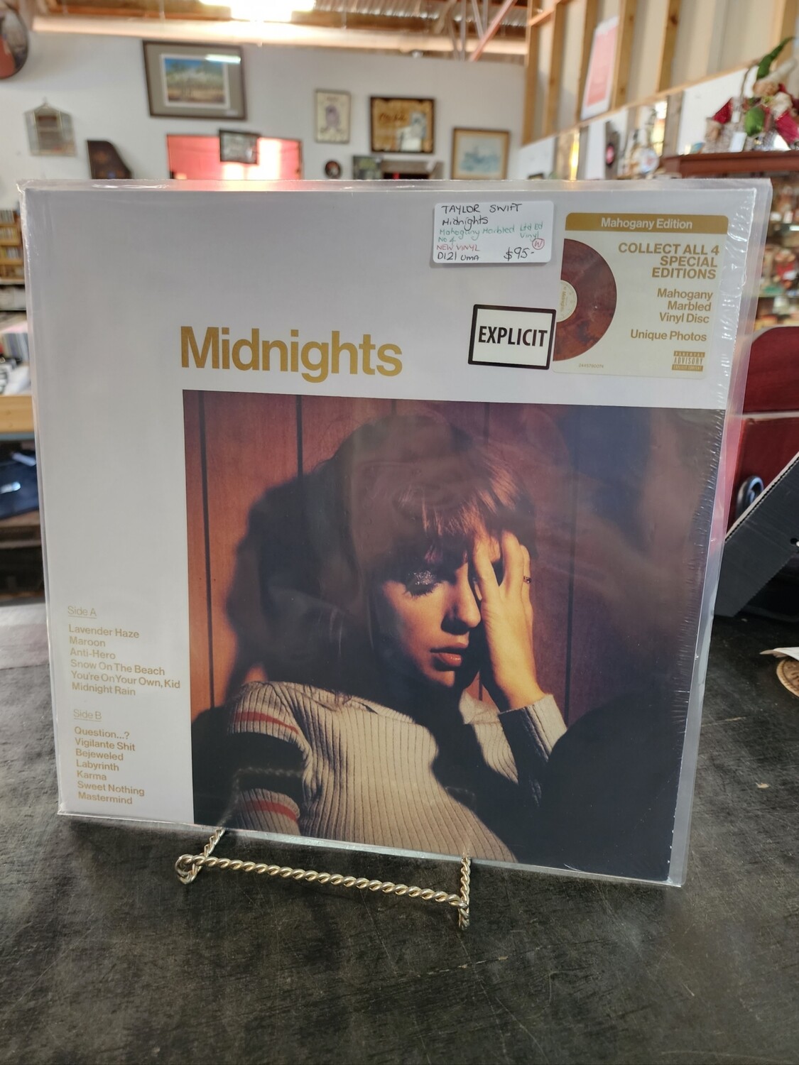 TAYLOR SWIFT  MIDNIGHTS MAHOGANY EDITION NEW VINYL
