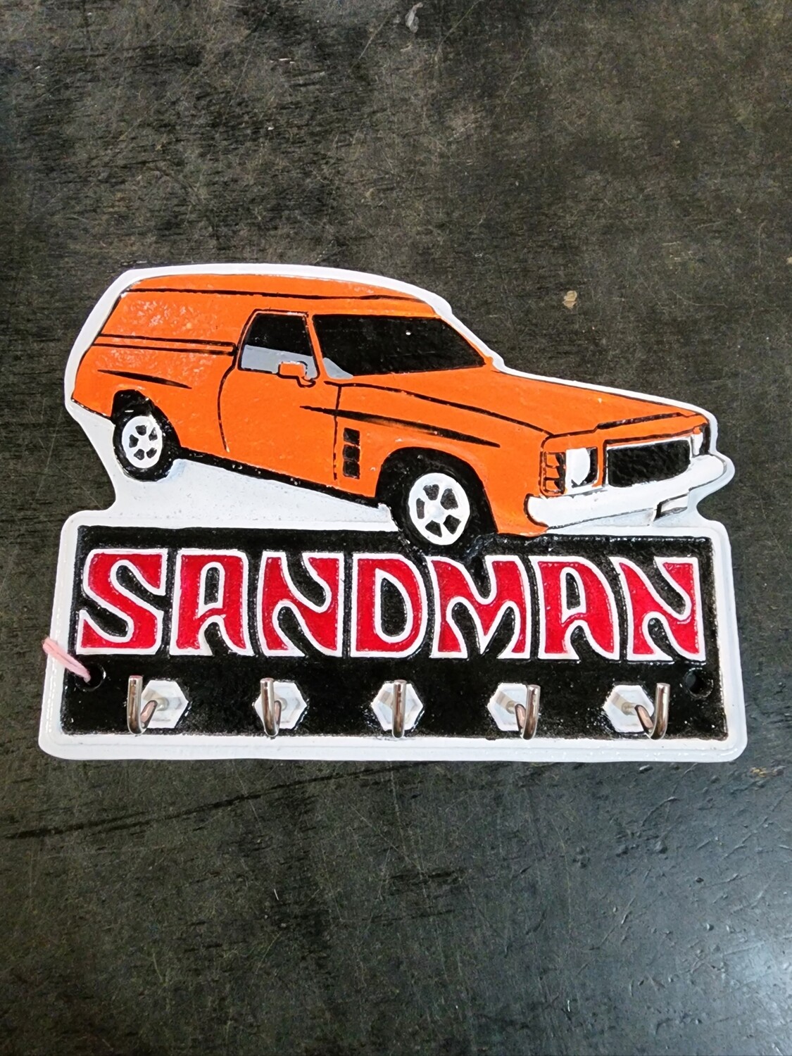 SANDMAN CAST IRON WALL MOUNTED KEY HOOK