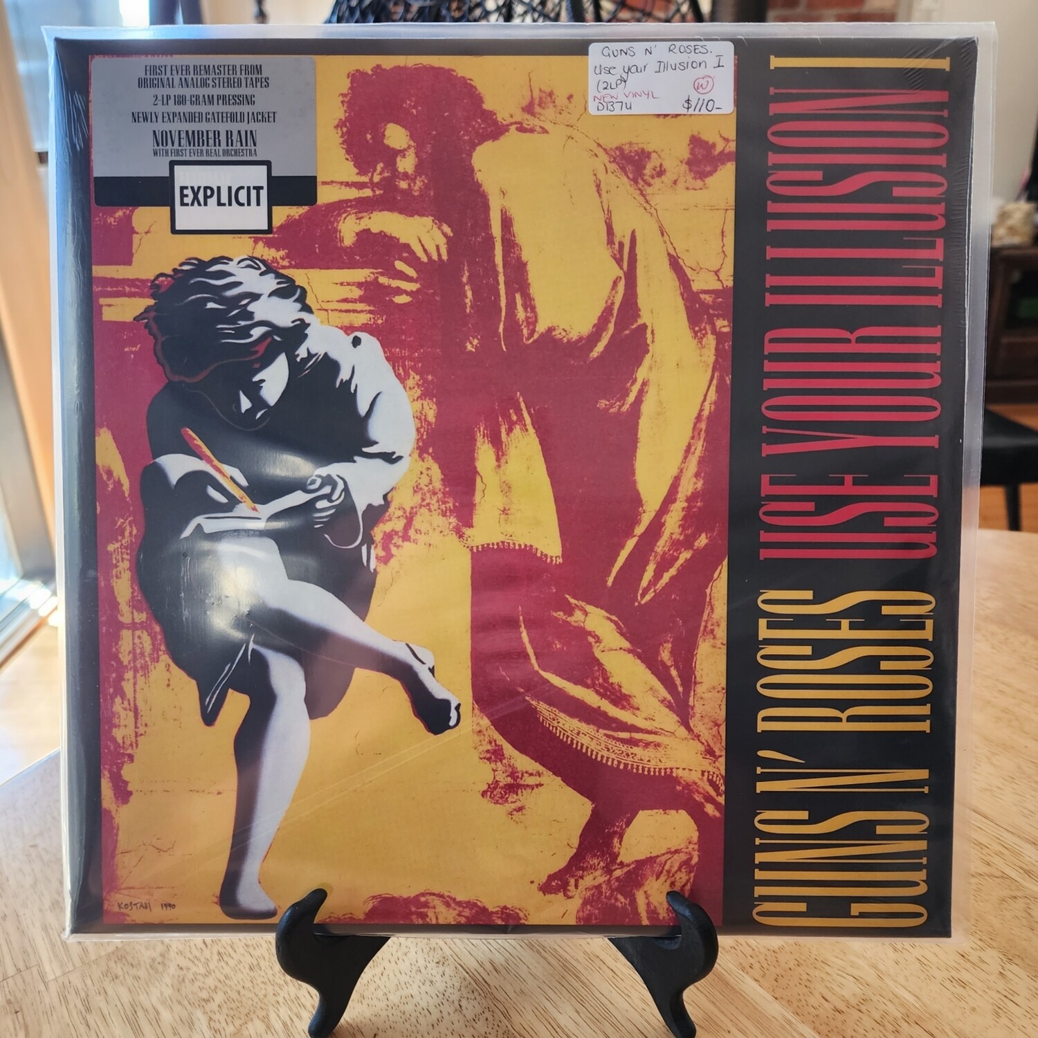 GUNS N ROSES  USE YOUR ILLUSION 1 DOUBLE LP  NEW VINYL