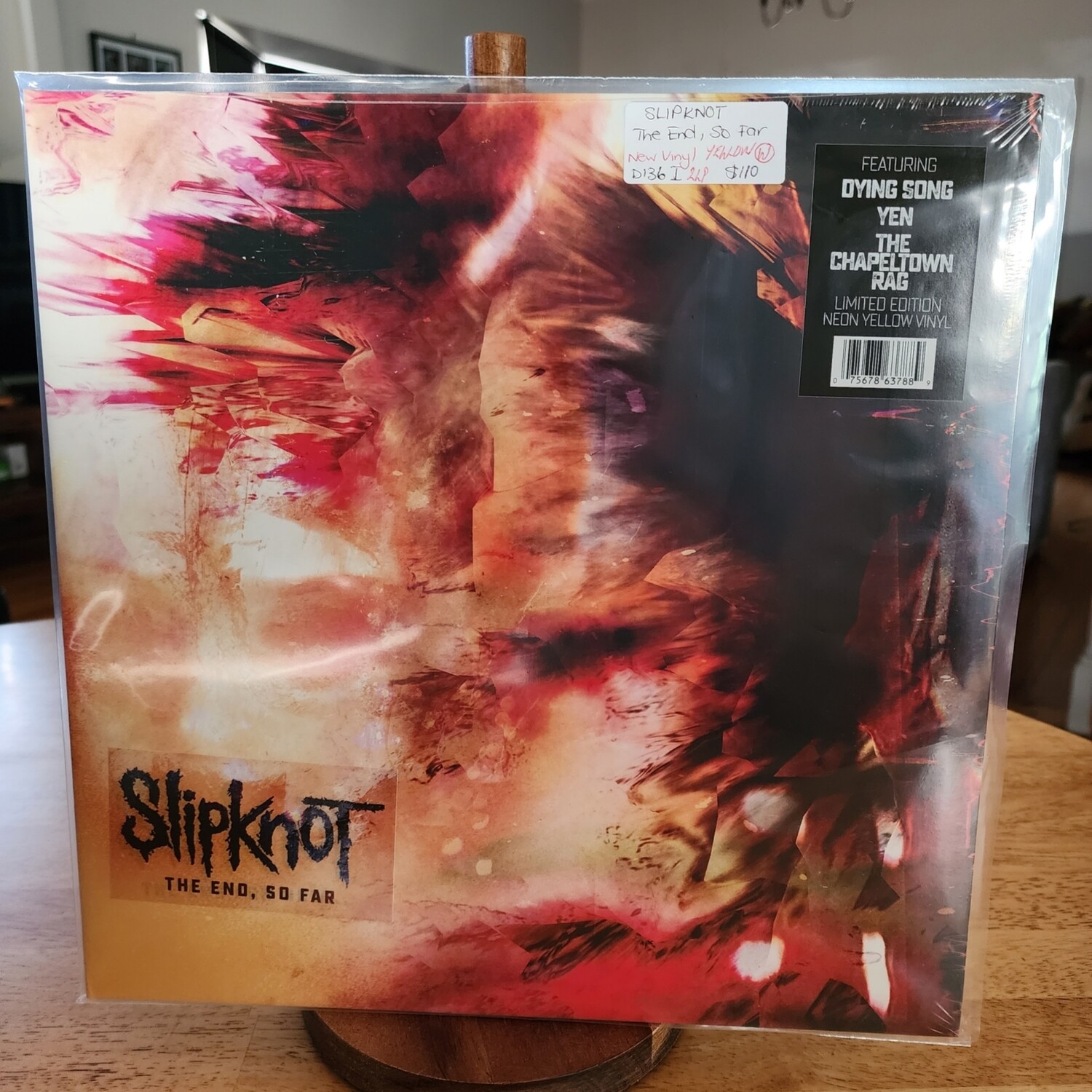 SLIPKNOT  THE END,SO FAR 2LP NEON YELLOW NEW VINYL