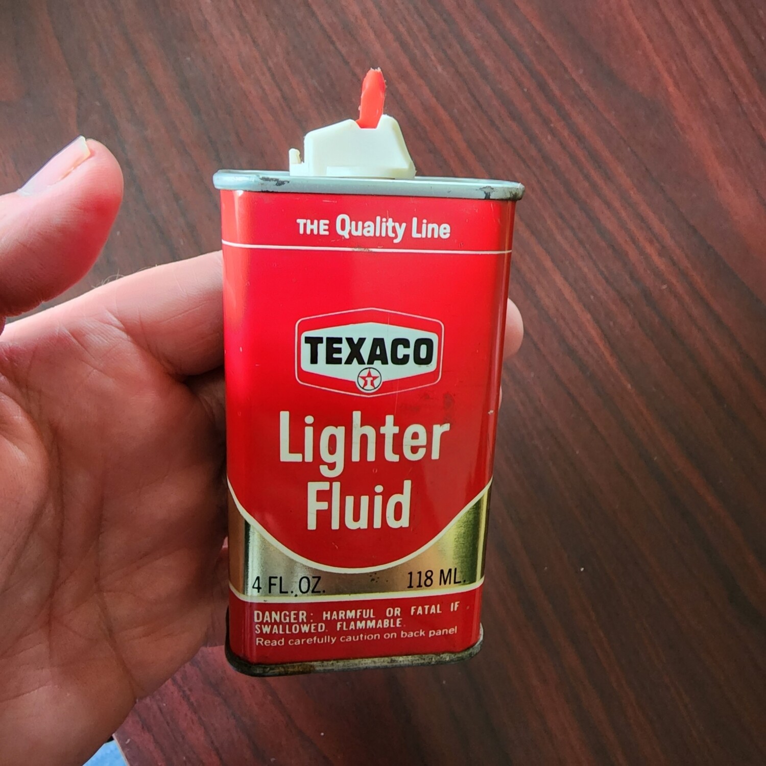 TEXACO LIGHTER FLUID 4FL 0Z U.S.A