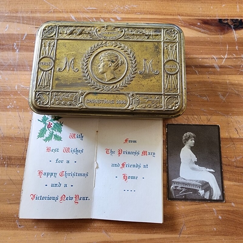 WW1 1914 PRINCESS MARY CHRISTMAS TOBACCO TIN