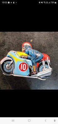Yone motorcycle tin toy