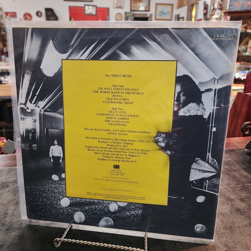 10 CC  SHEET MUSIC