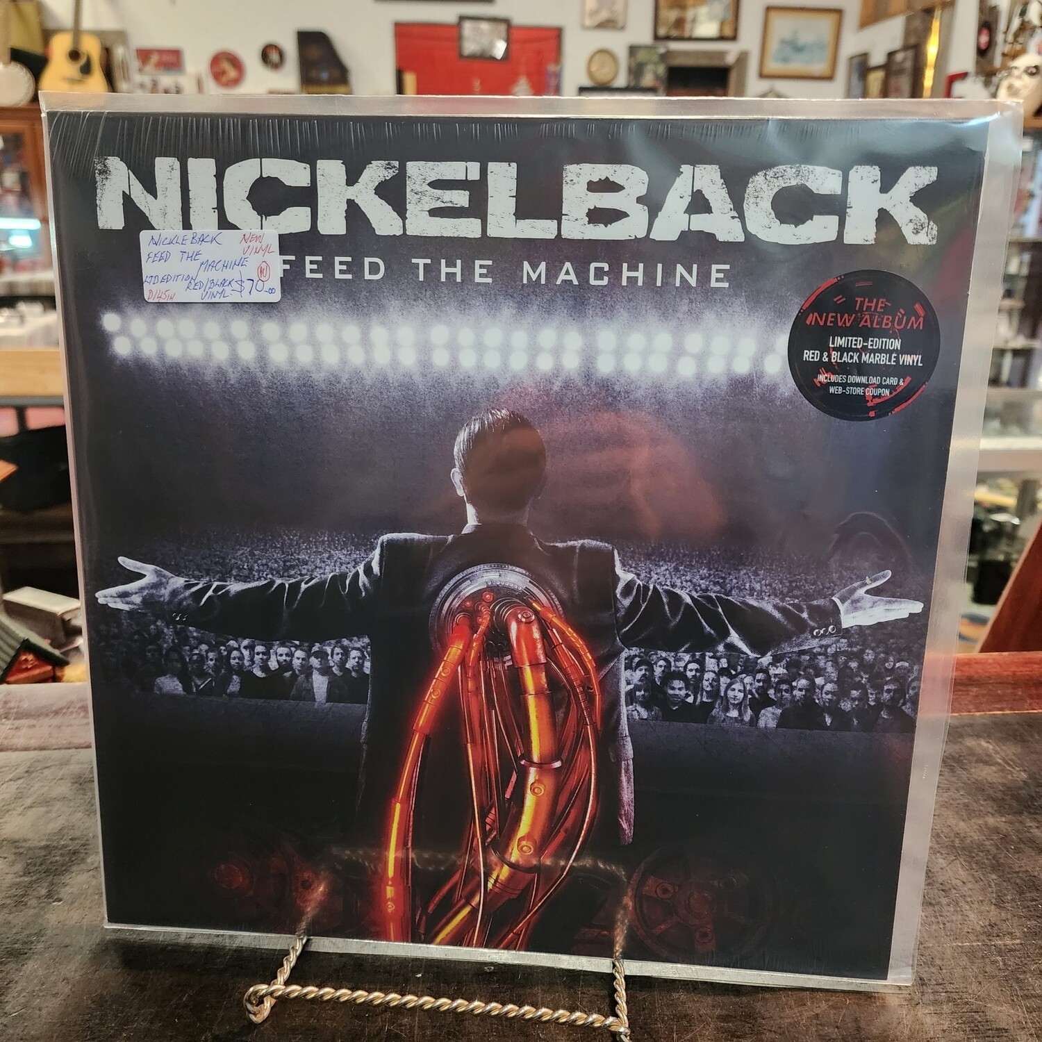 NICKELBACK  FEED THE MACHINE LTD EDITION NEW VINYL