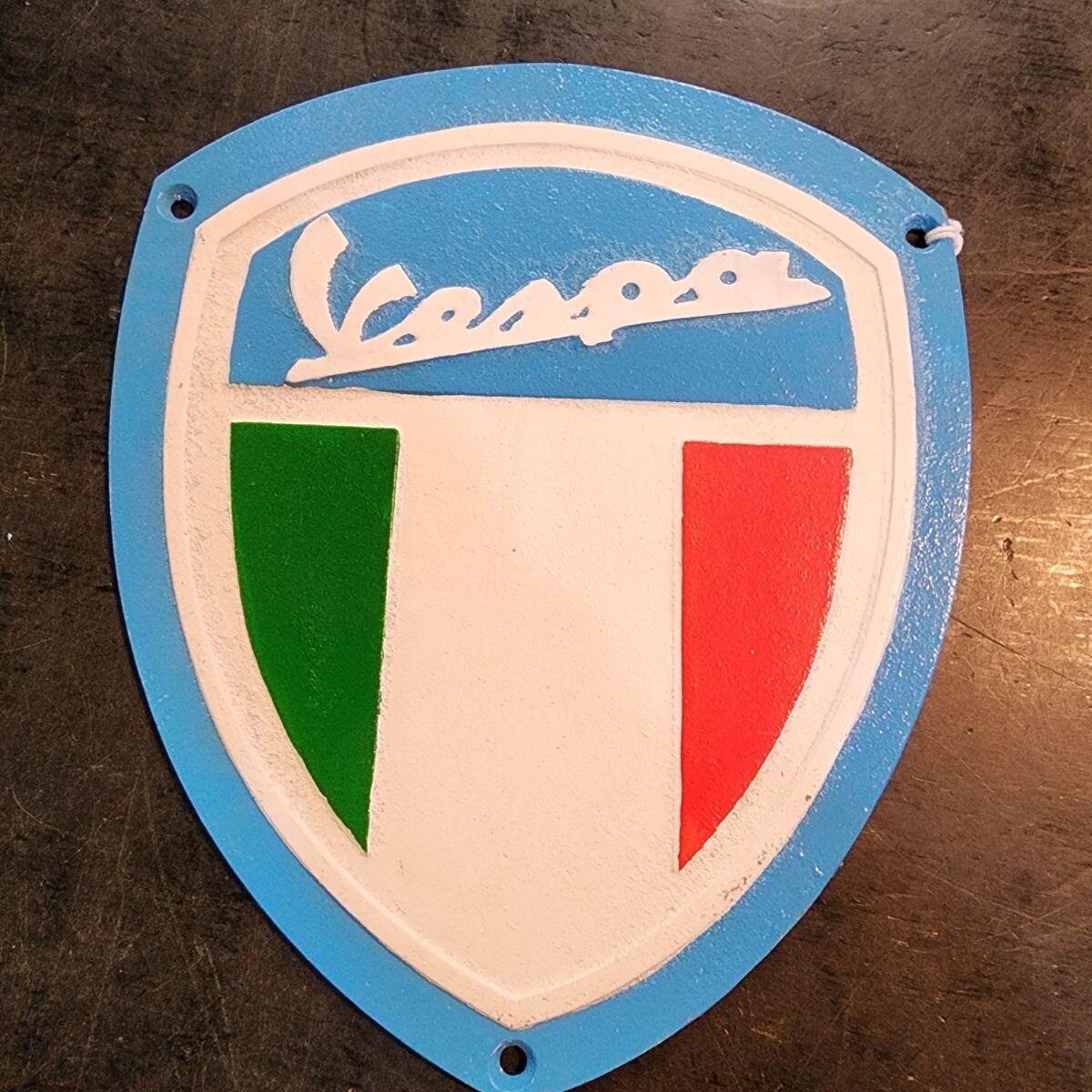 VESPA CAST IRON SIGN