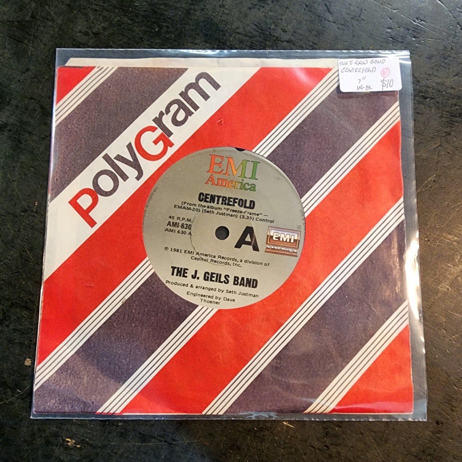 THE J.GEILS BAND CENTREFOLD 7 THE J.GEILS BAND CENTREFOLD 7"SINGLE