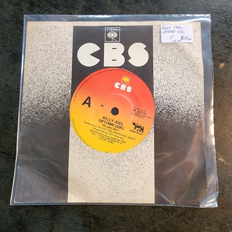 BILLY JOEL UPTOWN GIRL 7"SINGLE